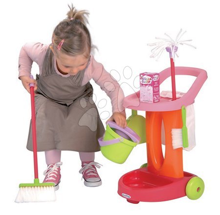 Hry na domácnost - Úklidový vozík 100% Chef Bubble Clean Écoiffier - 1