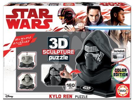 Puzzle 3D - Szobor puzzle 3D Sculpture - Star Wars Kylo Ren Educa - 1