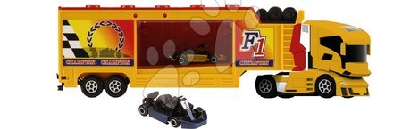 Tovornjaki - MAJORETTE 205668 Authentic Truck - autá asst. žlté a strieborno-modré - 1