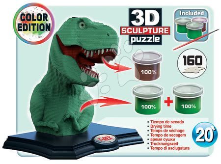 Puzzle 3D - Szobor puzzle 3D Sculpture T-Rex Educa - 3