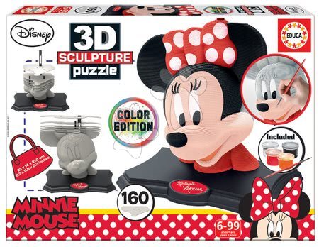 Dlouhé zimní večery - Puzzle 3D Sculpture Minnie Educa