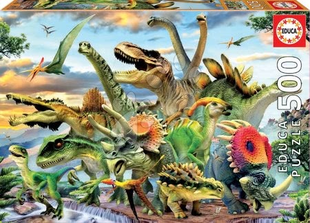 Puzzle - Puzzle Dinosaurs Educa