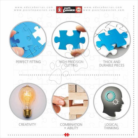 Puzzle 500 elementów - Puzzle Crazy Mapa Europy Educa - 4