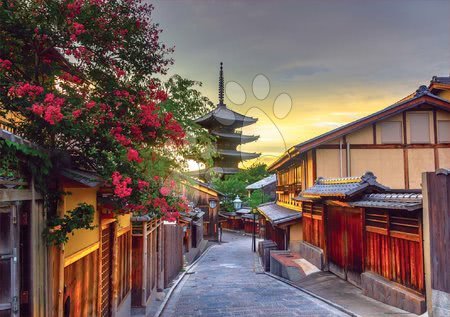 Puzzle 1000 dielne - Puzzle Yasaka Pagoda Kyoto Japan Educa_1