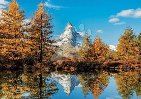 Hračky pre všetkých od 10 rokov - Puzzle Matterhorn Mountain in Autumn Educa_1