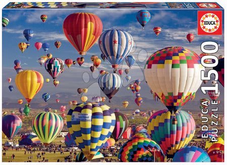 Puzzle 1500 piezas - Puzzle de globos de aire caliente Educa
