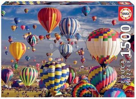 Puzzle 1500 dielne - Puzzle Hot Air Balloons Educa