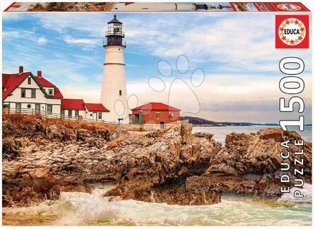 Puzzle cu 1500 de bucăți - Puzzle Rocky Lighthouse Educa