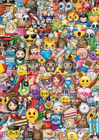 Puzzle cu 500 de bucăți  - Puzzle Emoji Educa - 1