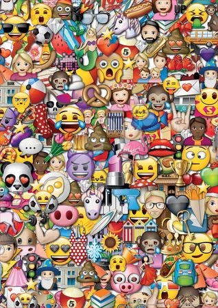 Puzzle cu 500 de bucăți  - Puzzle Emoji Educa - 2