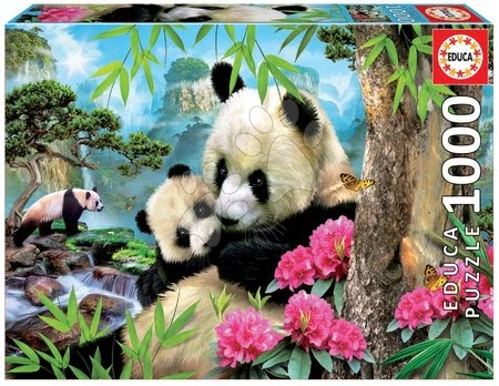 1000 darabos puzzle - Puzzle Morning panda Educa