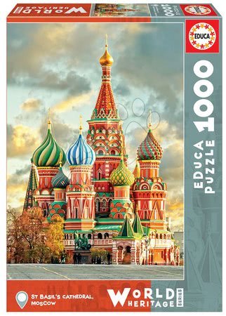 Hračky pre všetkých od 10 rokov - Puzzle St. Basil's Cathedral Moscow Educa