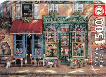 Puzzle 1500 piezas - Puzzle Palacio de Flores Educa