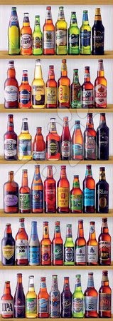 Panorama puzzle - Puzzle panorama World Beers Educa - 1