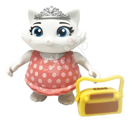 Kreative und didaktische Spielzeuge - Katzenfigur Lola mit Radio 44 Cats Smoby 17*19*7 cm