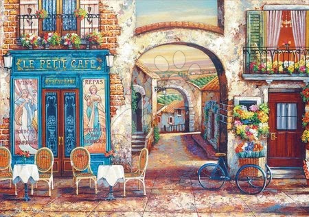 Puzzle 4000 – 8000 dílků - Puzzle Le Petit Café Educa - 1