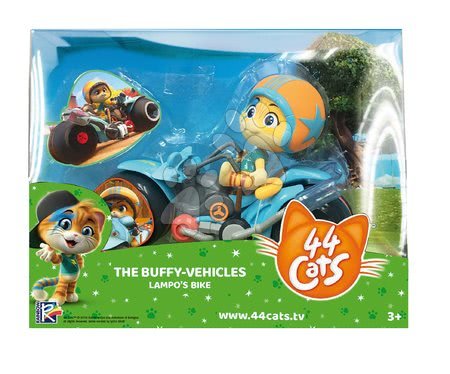 Figurice in živalce - Figurica mucek Lampo na motorju 44 Cats Smoby_1