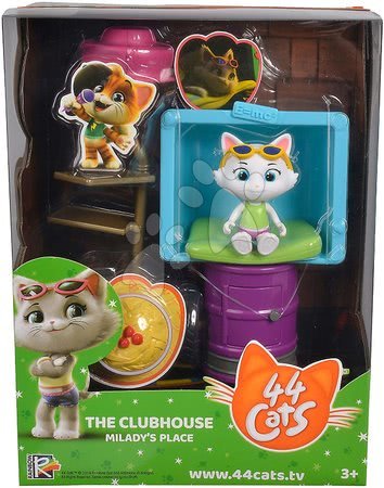 Figurky a zvířátka - Zábavný set kočka Milady 44 Cats Deluxe Smoby - 5