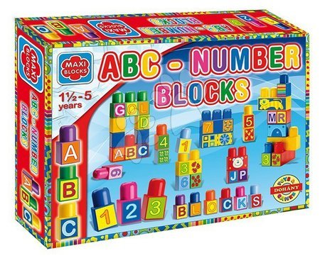 Baukästen und Würfel - Große Würfel Maxi Blocks Alphabet und Zahlen Dohány