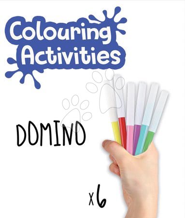 Domino a Lotto - Domino vymaľovánky Zvieratá Colouring Activities Educa_1
