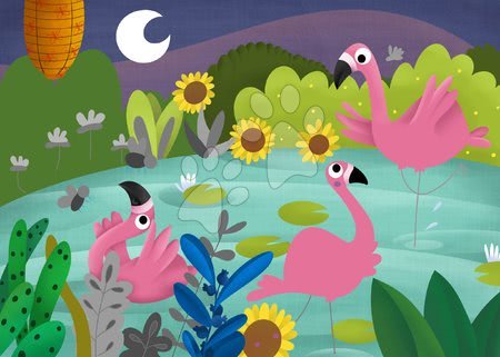 Detské puzzle do 100 dielov - Puzzle Mini Box Flamingo Educa_1