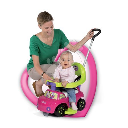 Odrážedla od 6 měsíců - Odrážedlo a chodítko Auto 2v1 Minnie Smoby - 1