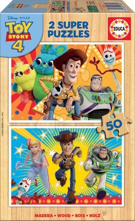 Fából készült Disney - Fa puzzle gyerekeknek Toy Story Educa