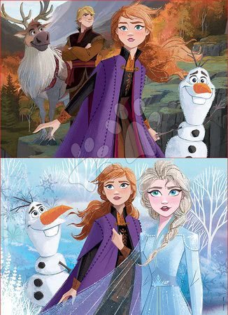Drevené Disney puzzle - Drevené puzzle pre deti Frozen Educa - 1