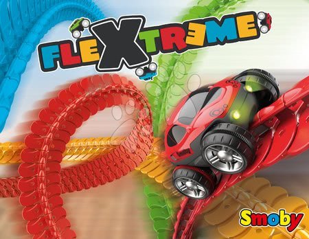 Játékautók - Flexibilis autópálya Flextrem Discovery Set Smoby_1