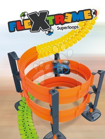 Autíčka - Náhradní díl okruhy k flexibilní autodráze Flextrem Discovery Superloops Set Smoby_1