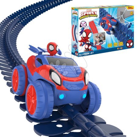 Pistas para coches - Autodráha Flexible Spidey Marvel Flextrem Set Smoby - 4