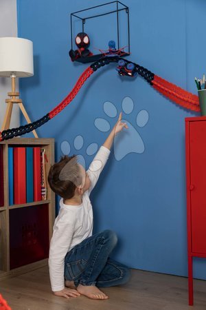 Pistas para coches - Pista de coches flexible Spidey Marvel Flextreme Set Spin Morales Smoby - 11
