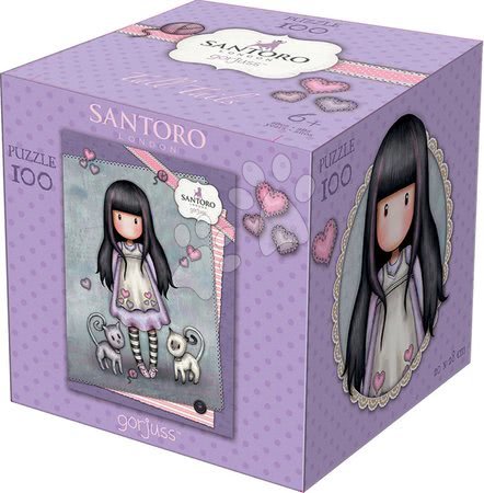 Santoro London - Puzzle Mini Cubes Santoro London Gorjuss Educa Tall tails