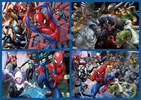 Progresivní dětské puzzle - Puzzle Multi 4 Spiderman Educa_1