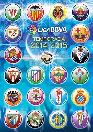 Puzzle 500 dílků - Puzzle Liga BBVA Escudos LFP 2014-15 Educa - 1