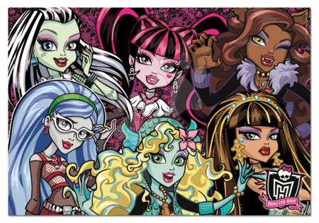 500 darabos puzzle - Puzzle Monster High Educa - 1