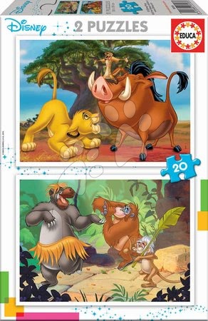 Igračke za djecu od 3 do 6 godina - Puzzle Kralj lavova Disney Educa