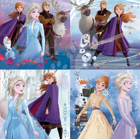 Puzzle a spoločenské hry - Detské puzzle v kufríku Frozen 2 Case Educa_1