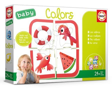 Hračky pro děti od 2 do 3 let - Naučná hra pro nejmenší Baby Colours Educa