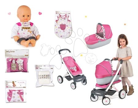 Kočárky pro panenky sety  - Set kočárek retro Maxi Cosi&Quinny 3v1 Smoby - 21