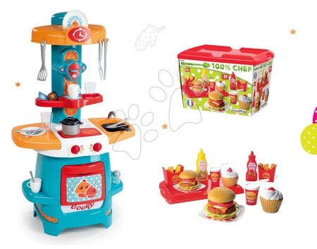 Kuchyňky pro děti sety - Set kuchyňka Cooky Smoby - 12