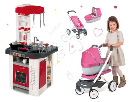 Kuchyňky pro děti sety - Set kuchyňka Tefal Studio Smoby - 28