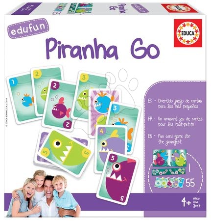 Cizojazyčné společenské hry - Společenská hra Piranhas Educa