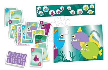 Idegennyelvű társasjátékok - Társasjáték Piranhas Educa - 1