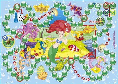 Puzzle i društvene igre - Društvena igra za najmlađe Mala sirena Dohány_1