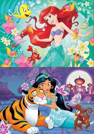 Puzzle de copii maxim 100 piese - Puzzle Ariel și Jasmin Educa_1