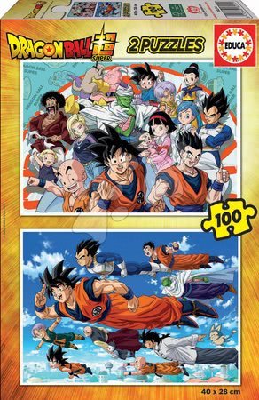 Gyerek puzzle 100-300 darabos - Puzzle Dragon Ball Super Educa