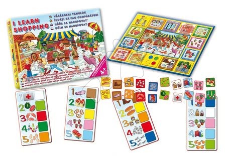 Spoločenské hry pre deti - Spoločenská hra Učím sa nakupovať Dohány_1