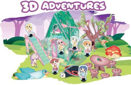 Puzzle 3D - Puzzle dobrodružství 3D Lesní princezny Educa_1