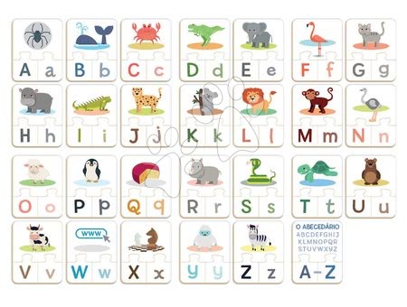 Jocuri de societate în limbi străine - Joc educativ în valiză Învățăm Alfabetul Educa - 1